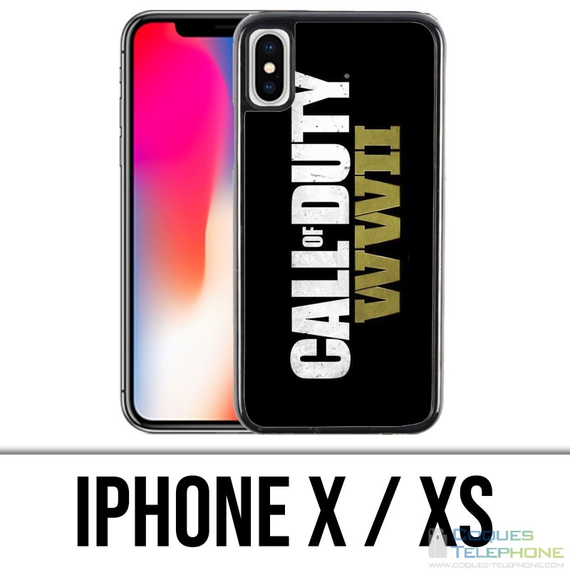 Custodia iPhone X / XS - Logo Call Of Duty Ww2
