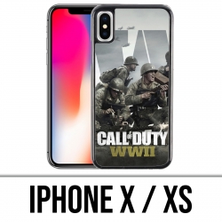 Custodia per iPhone X / XS - Personaggi Call Of Duty Ww2