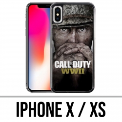 Custodia per iPhone X / XS - Soldati Call Of Duty Ww2