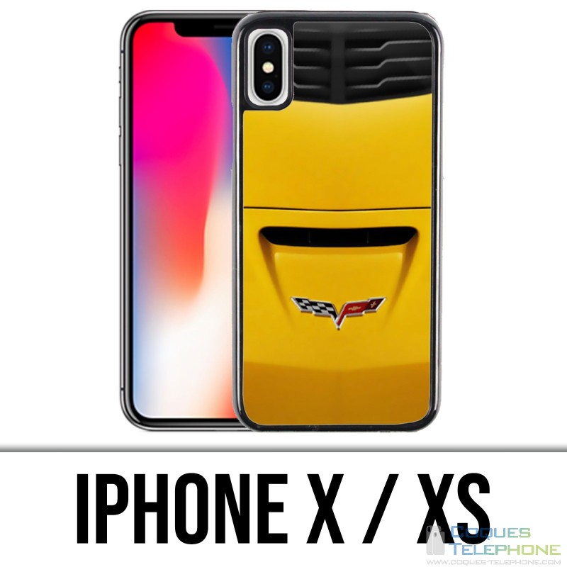 Funda para iPhone X / XS - Capucha Corvette