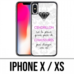 Funda para iPhone X / XS - Cinderella Citation