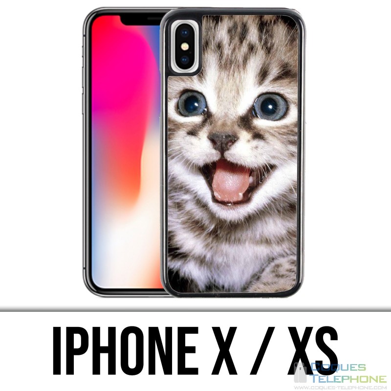 Coque iPhone X / XS - Chat Lol