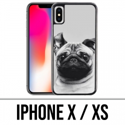 Funda iPhone X / XS - Orejas Pug