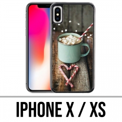X / XS iPhone Fall - heißer Schokoladen-Eibisch