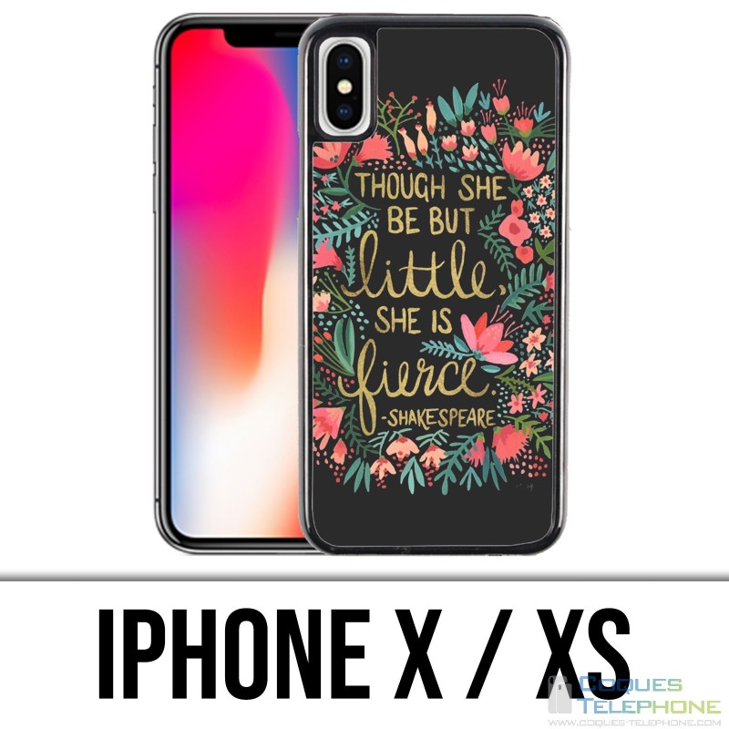 Coque iPhone X / XS - Citation Shakespeare