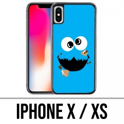 Custodia iPhone X / XS - Cookie Monster Face
