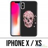 Funda iPhone X / XS - Flores de grulla