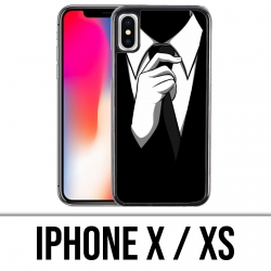 Custodia per iPhone X / XS - Cravatta