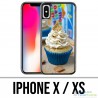 X / XS iPhone Fall - blauer kleiner Kuchen