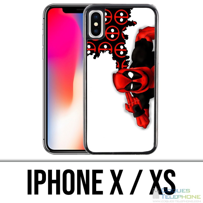 Coque iPhone X / XS - Deadpool Bang