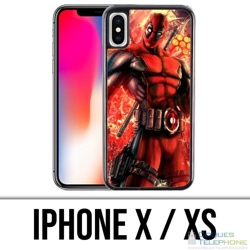 Coque iPhone X / XS - Deadpool Comic