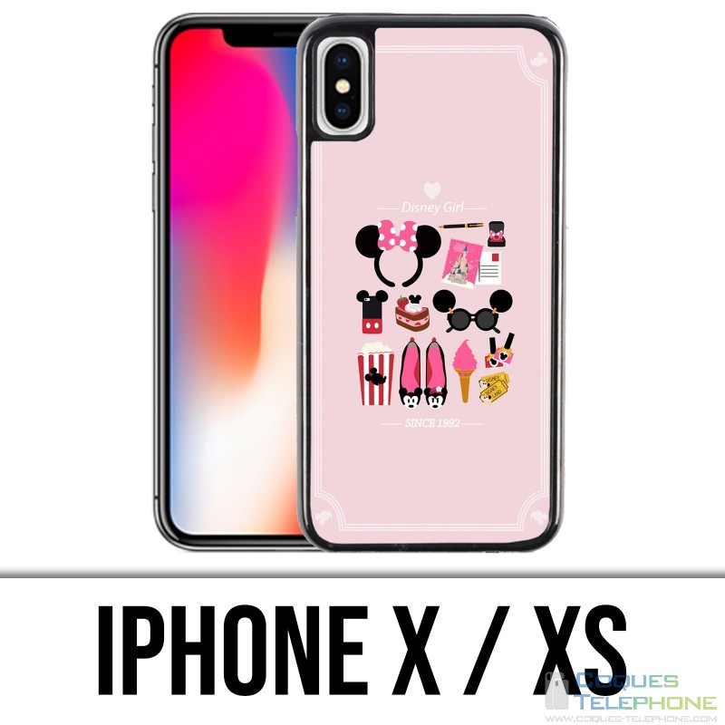Coque iPhone X / XS - Disney Girl