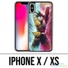 Coque iPhone X / XS - Dragon Ball Black Goku Cartoon