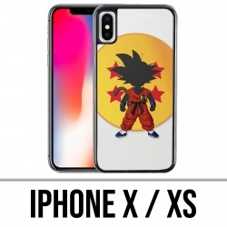 Coque iPhone X / XS - Dragon Ball Goku Boule