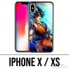 Coque iPhone X / XS - Dragon Ball Goku Couleur