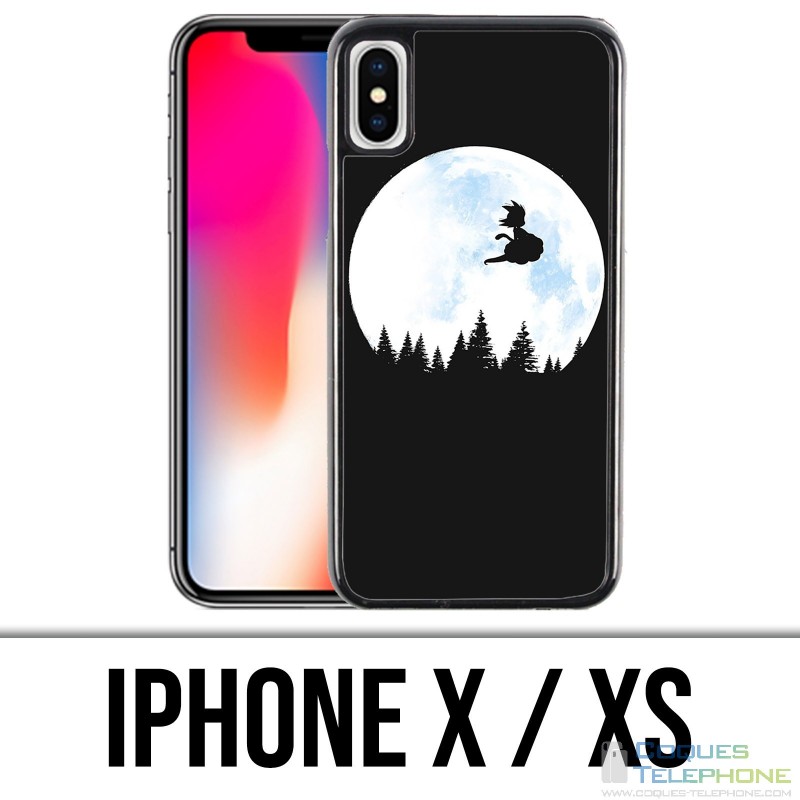Coque iPhone X / XS - Dragon Ball Goku Nuages
