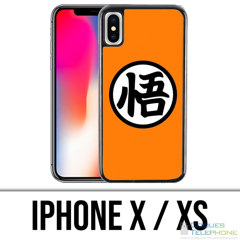 Custodia per iPhone X / XS - Logo Dragon Ball Goku