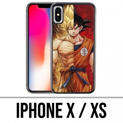 Custodia per iPhone X / XS - Dragon Ball Goku Super Saiyan
