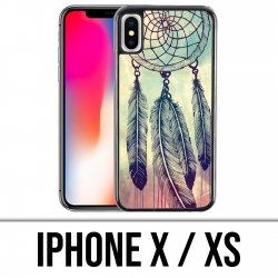 IPhone X / XS Case - Dreamcatcher Feathers