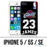 Custodia per iPhone 5 / 5S / SE - Lebron James Black