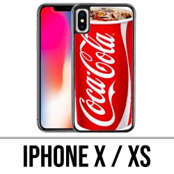 Coque iPhone X / XS - Fast Food Coca Cola