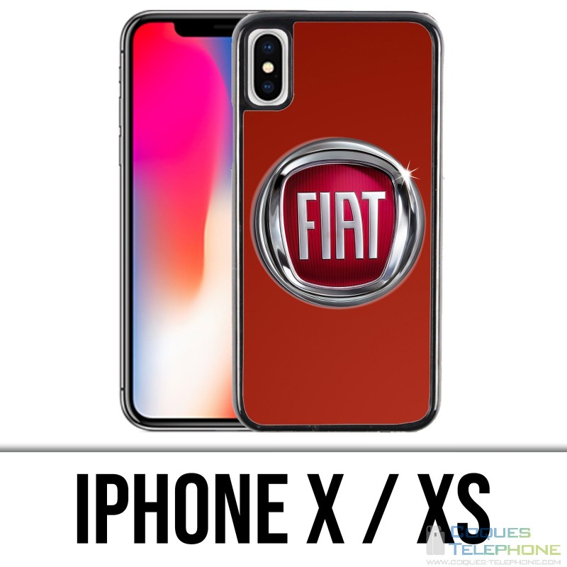Custodia iPhone X / XS - Logo Fiat