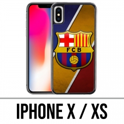 Custodia per iPhone X / XS - Football Fc Barcelona