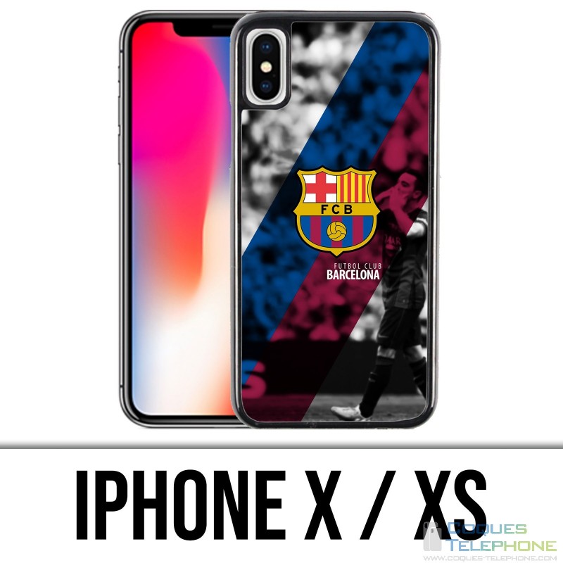 Coque iPhone X / XS - Football Fcb Barca
