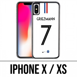 Coque iPhone X / XS - Football France Maillot Griezmann