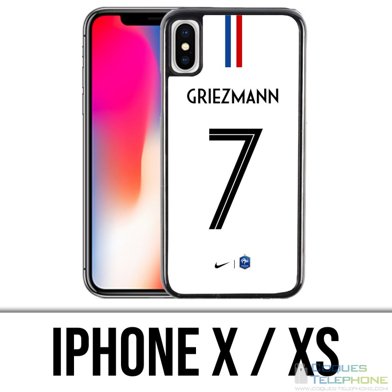 Coque iPhone X / XS - Football France Maillot Griezmann