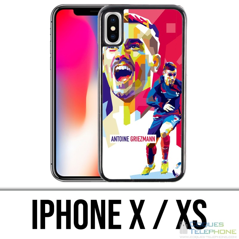 X / XS iPhone Hülle - Fußball Griezmann
