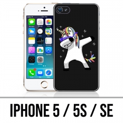 Coque iPhone 5 / 5S / SE - Licorne Dab