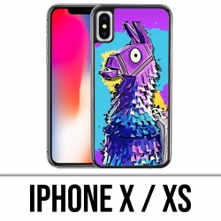 Custodia per iPhone X / XS - Fortnite Logo Glow