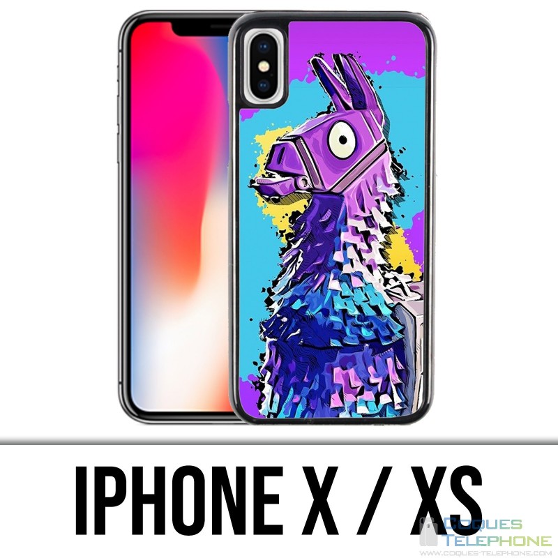 Funda para iPhone X / XS - Fortnite Lama