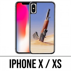 Coque iPhone X / XS - Gun Sand