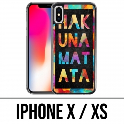 Custodia per iPhone X / XS - Hakuna Mattata