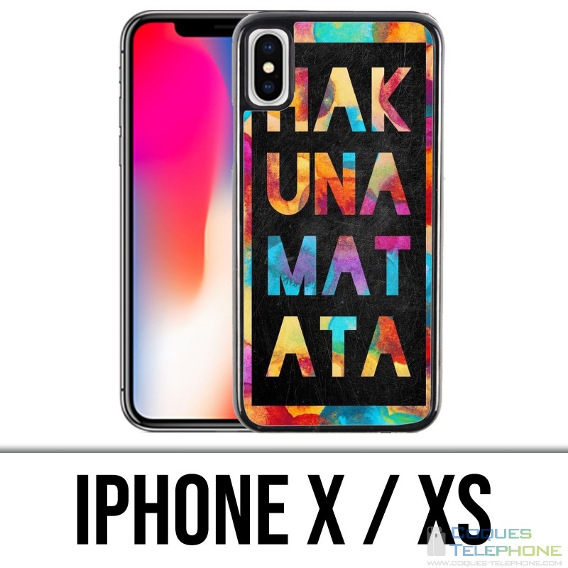 Coque iPhone X / XS - Hakuna Mattata