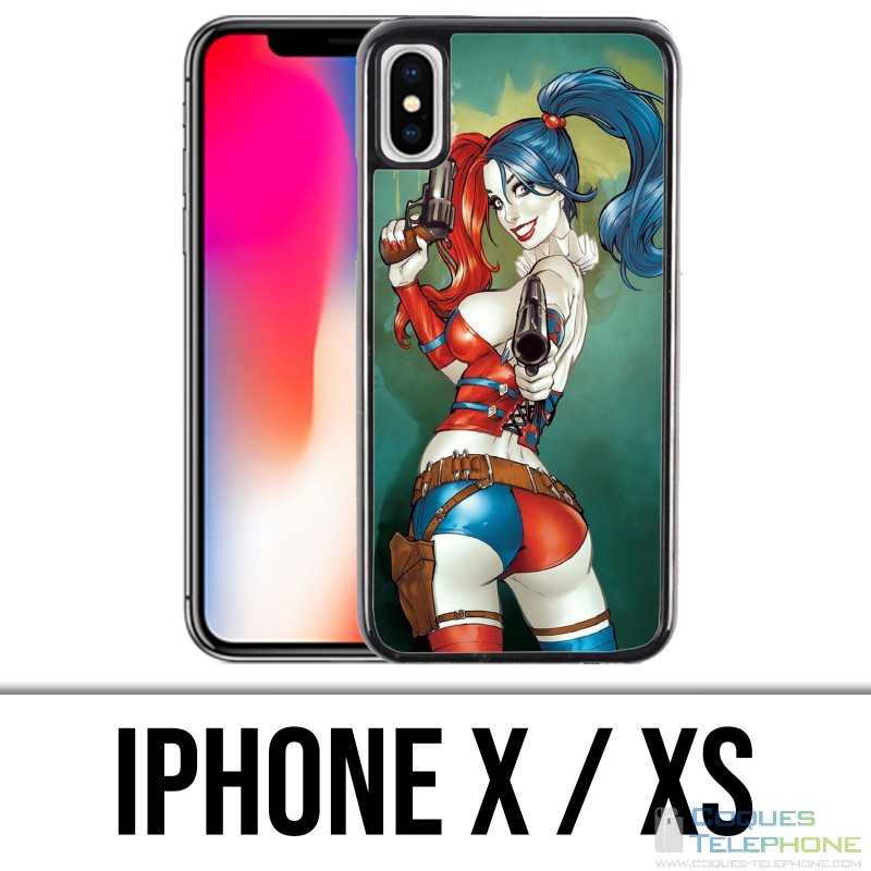 Coque iPhone X / XS - Harley Quinn Comics