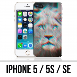Coque iPhone 5 / 5S / SE - Lion 3D