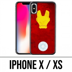 X / XS iPhone Hülle - Iron Man Art Design