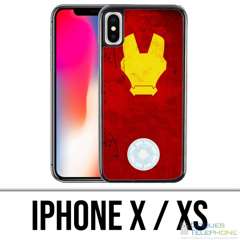 Coque iPhone X / XS - Iron Man Art Design