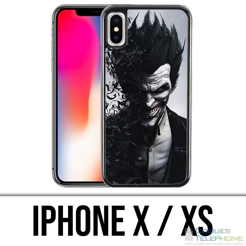 Coque iPhone X / XS - Joker Chauve Souris