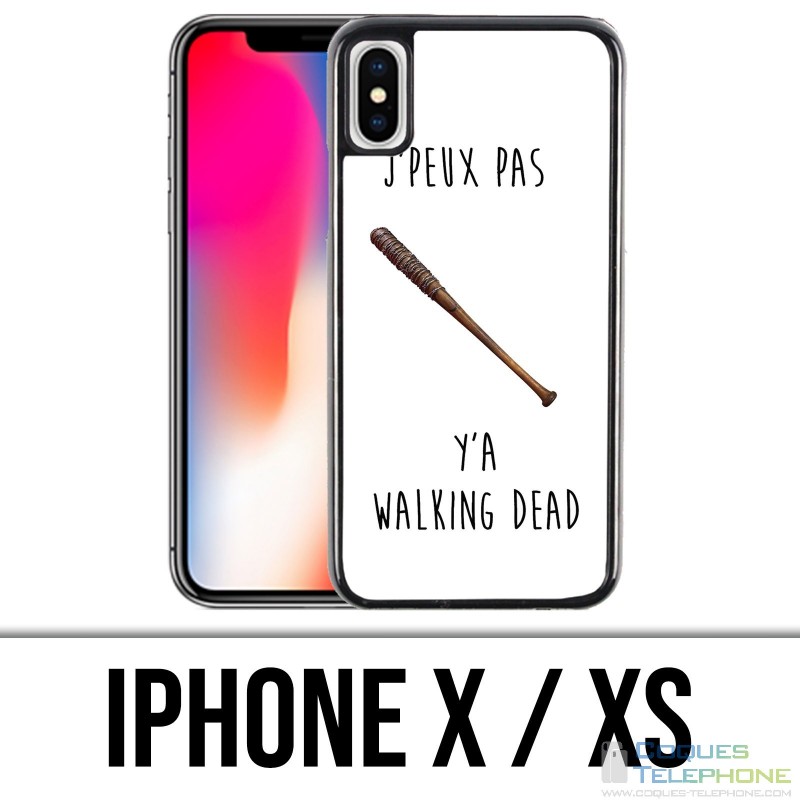 Coque iPhone X / XS - Jpeux Pas Walking Dead