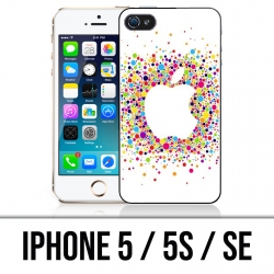 Coque iPhone 5 / 5S / SE - Logo Apple Multicolore