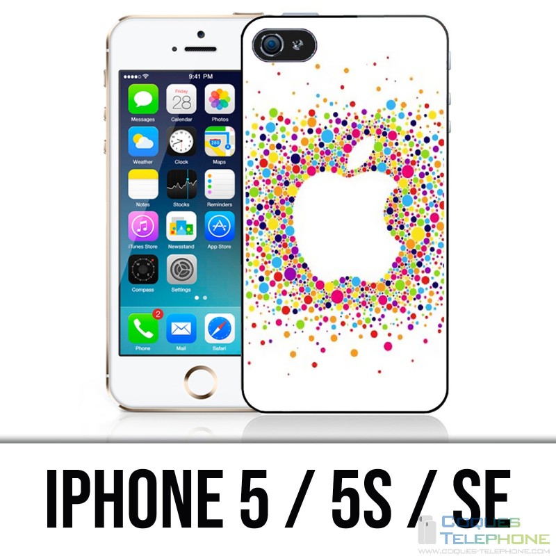 IPhone 5 / 5S / SE Case - Multicolored Apple Logo