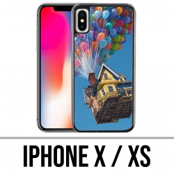 Funda iPhone X / XS - Los globos de la casa superior