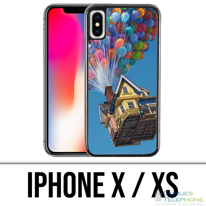 Funda iPhone X / XS - Los globos de la casa superior