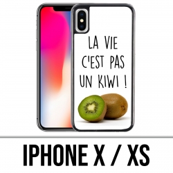 Coque iPhone X / XS - La Vie Pas Un Kiwi