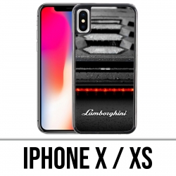 Custodia per iPhone X / XS - Emblema Lamborghini