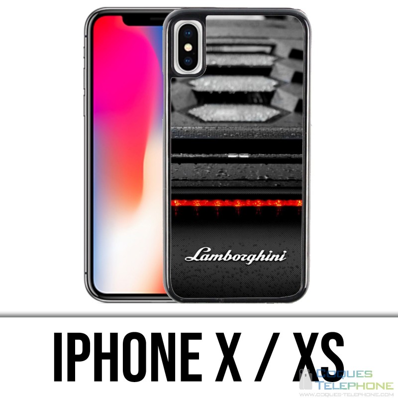 Funda iPhone X / XS - Emblema Lamborghini